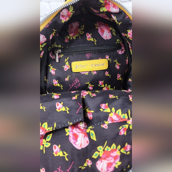 Bestsy Johnson Yellow Bow Mini Backpack - Picture 7 of 8